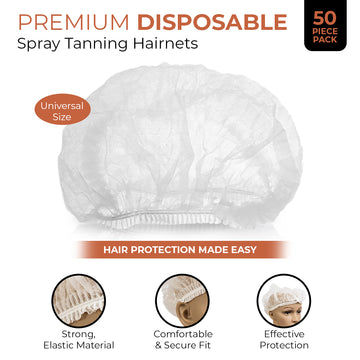 Hair Nets for Spray Tanning (50 Count)